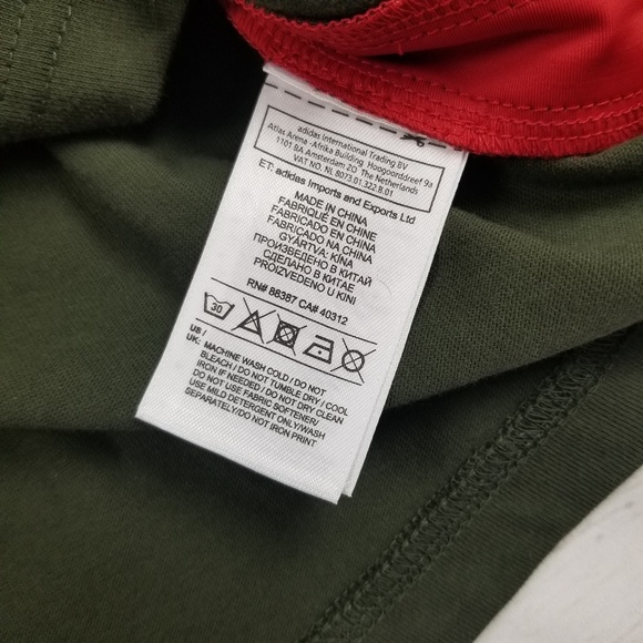 Adidas Olive Green T Shirt Short Sleeve NWT - Picture 5 of 7